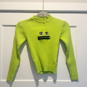 Lazy Oaf Zippy Mouth Sweater